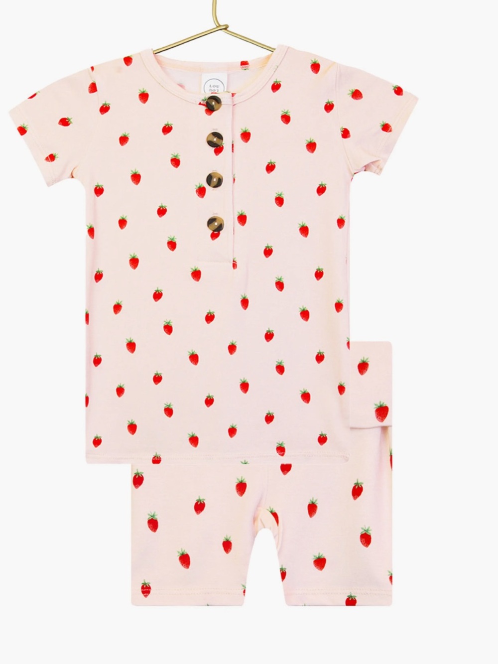 Lou Lou and Company Junie Print Henley & Shorts Set 12-24 months NEW
